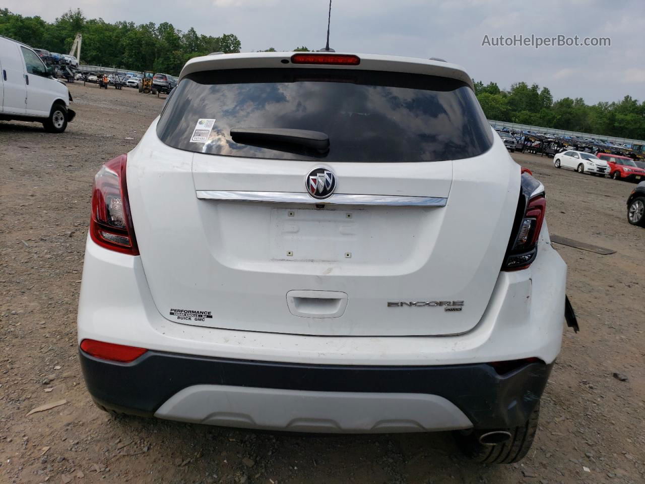 2019 Buick Encore Preferred White vin: KL4CJESB0KB705579