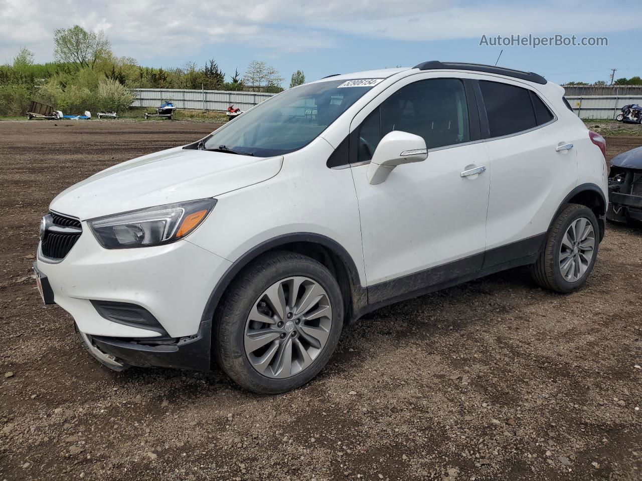 2019 Buick Encore Preferred White vin: KL4CJESB1KB716493