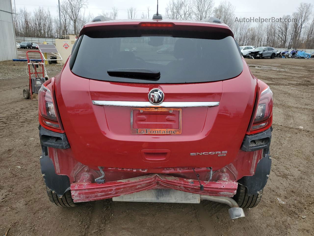 2019 Buick Encore Preferred Red vin: KL4CJESB1KB879385