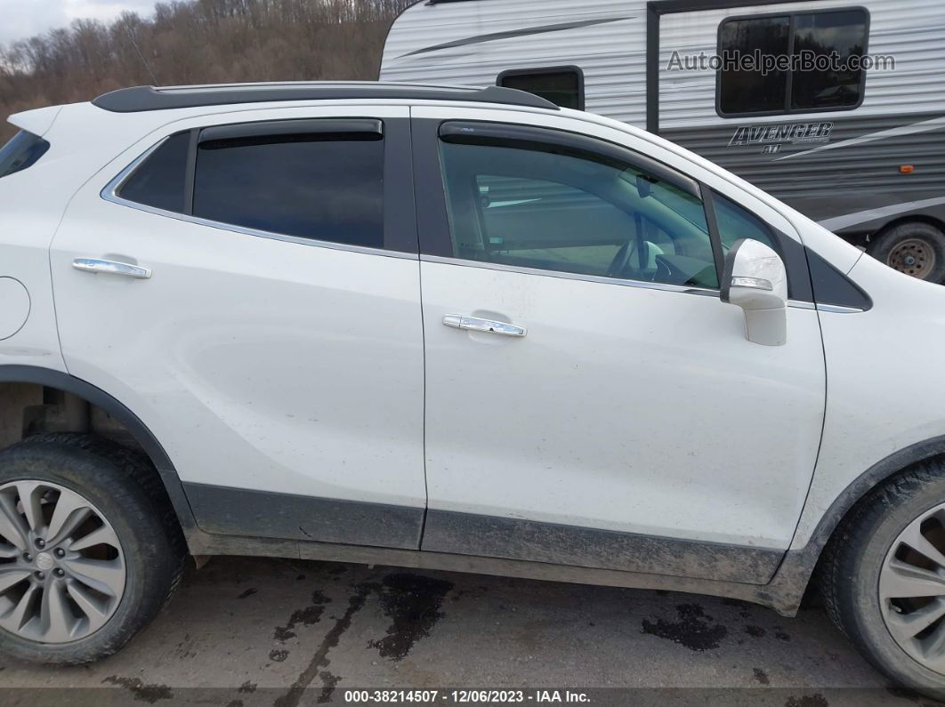 2019 Buick Encore Awd Preferred White vin: KL4CJESB2KB789582