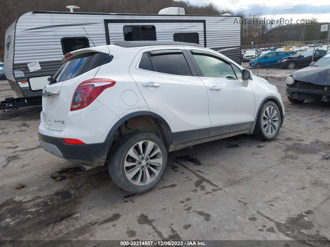 2019 Buick Encore Awd Preferred White vin: KL4CJESB2KB789582