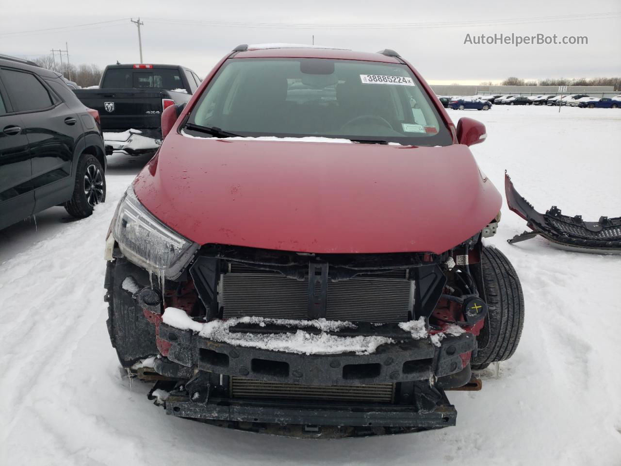 2019 Buick Encore Preferred Красный vin: KL4CJESB2KB801200