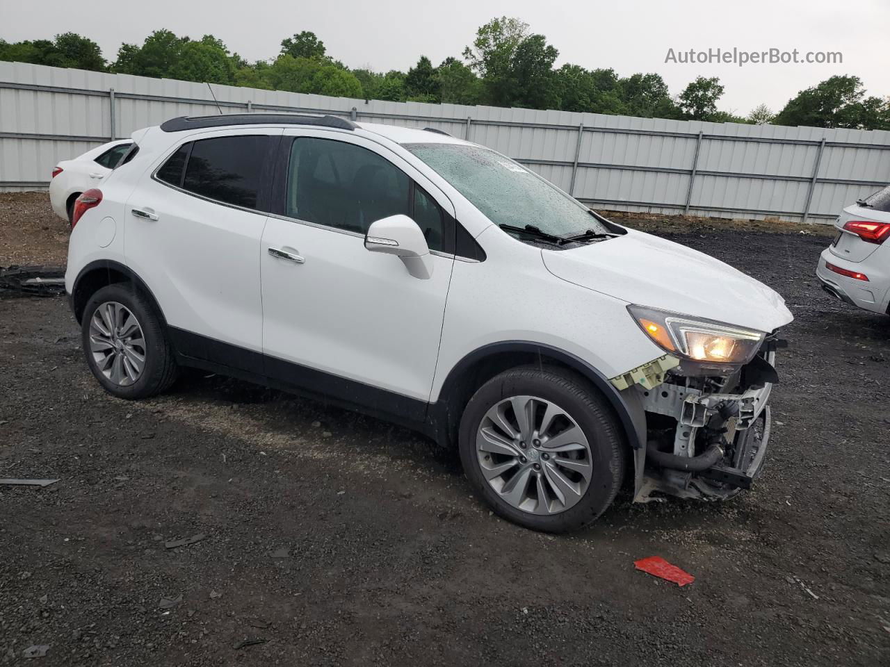 2018 Buick Encore Preferred White vin: KL4CJESB3JB590832