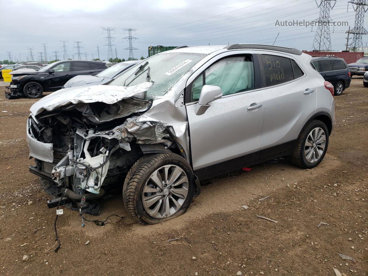 2019 Buick Encore Preferred Silver vin: KL4CJESB3KB829426