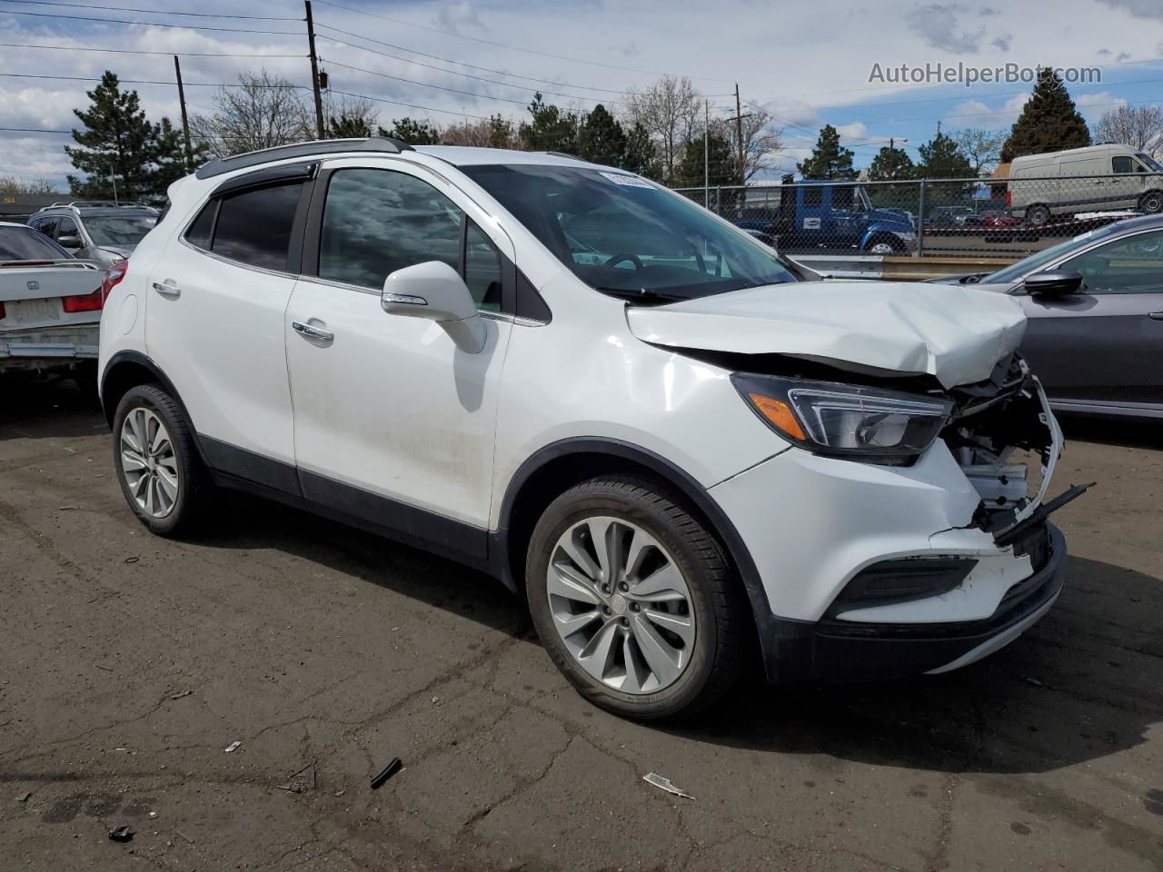 2018 Buick Encore Preferred White vin: KL4CJESB4JB508509