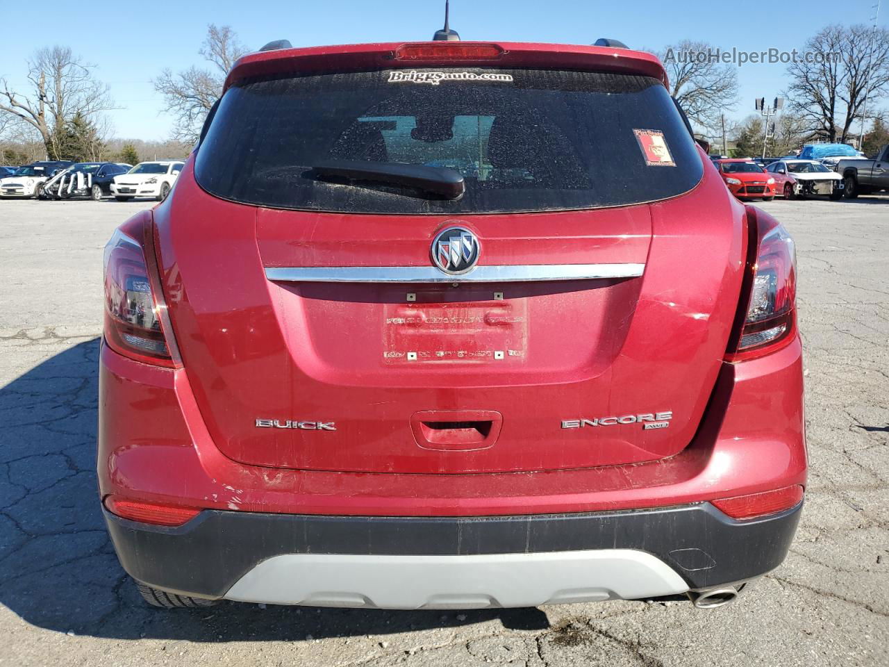 2018 Buick Encore Preferred Red vin: KL4CJESB4JB568189