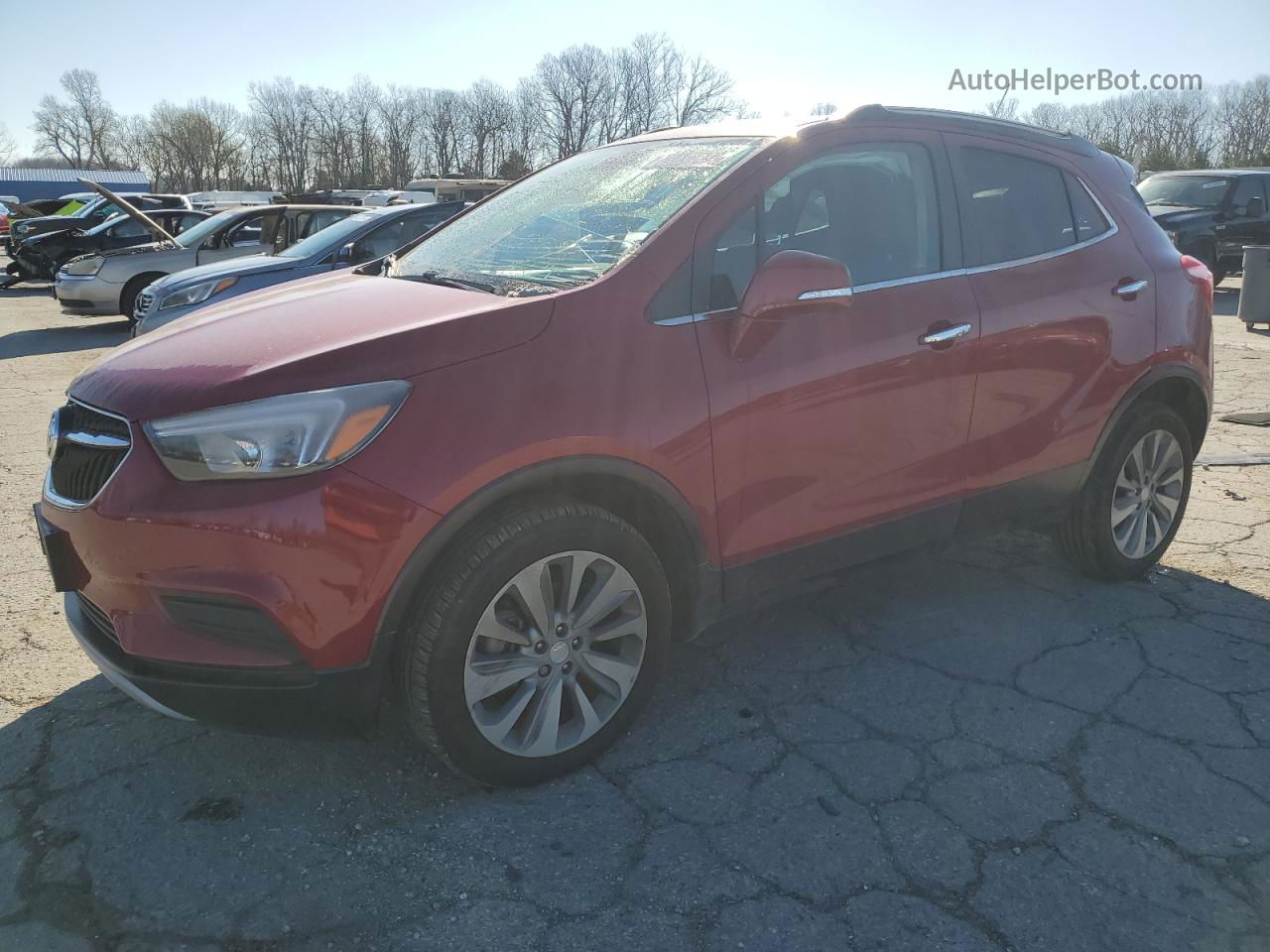 2018 Buick Encore Preferred Red vin: KL4CJESB4JB568189