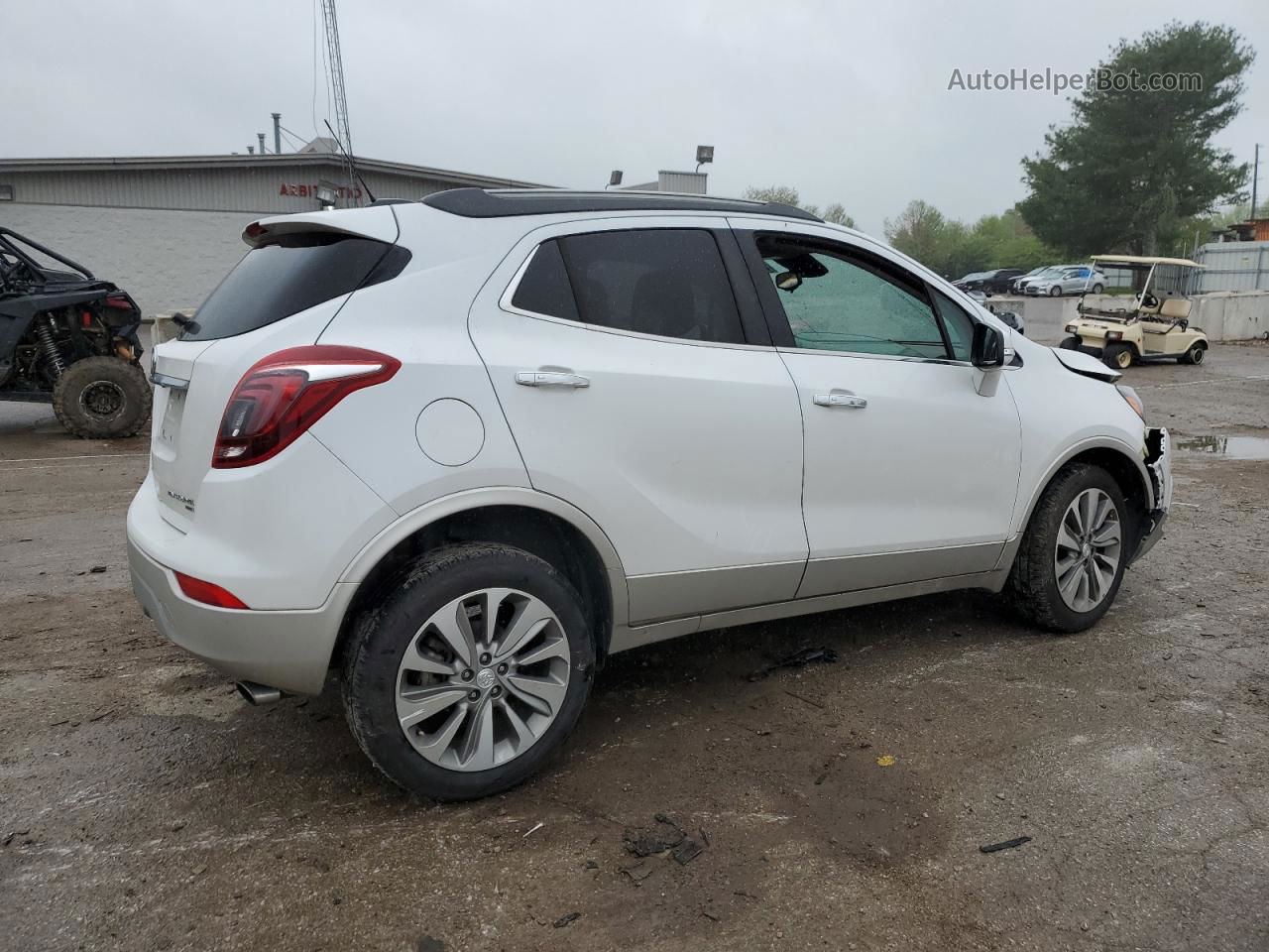 2018 Buick Encore Preferred White vin: KL4CJESB4JB619397