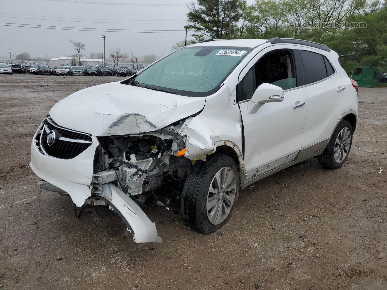 2018 Buick Encore Preferred White vin: KL4CJESB4JB619397