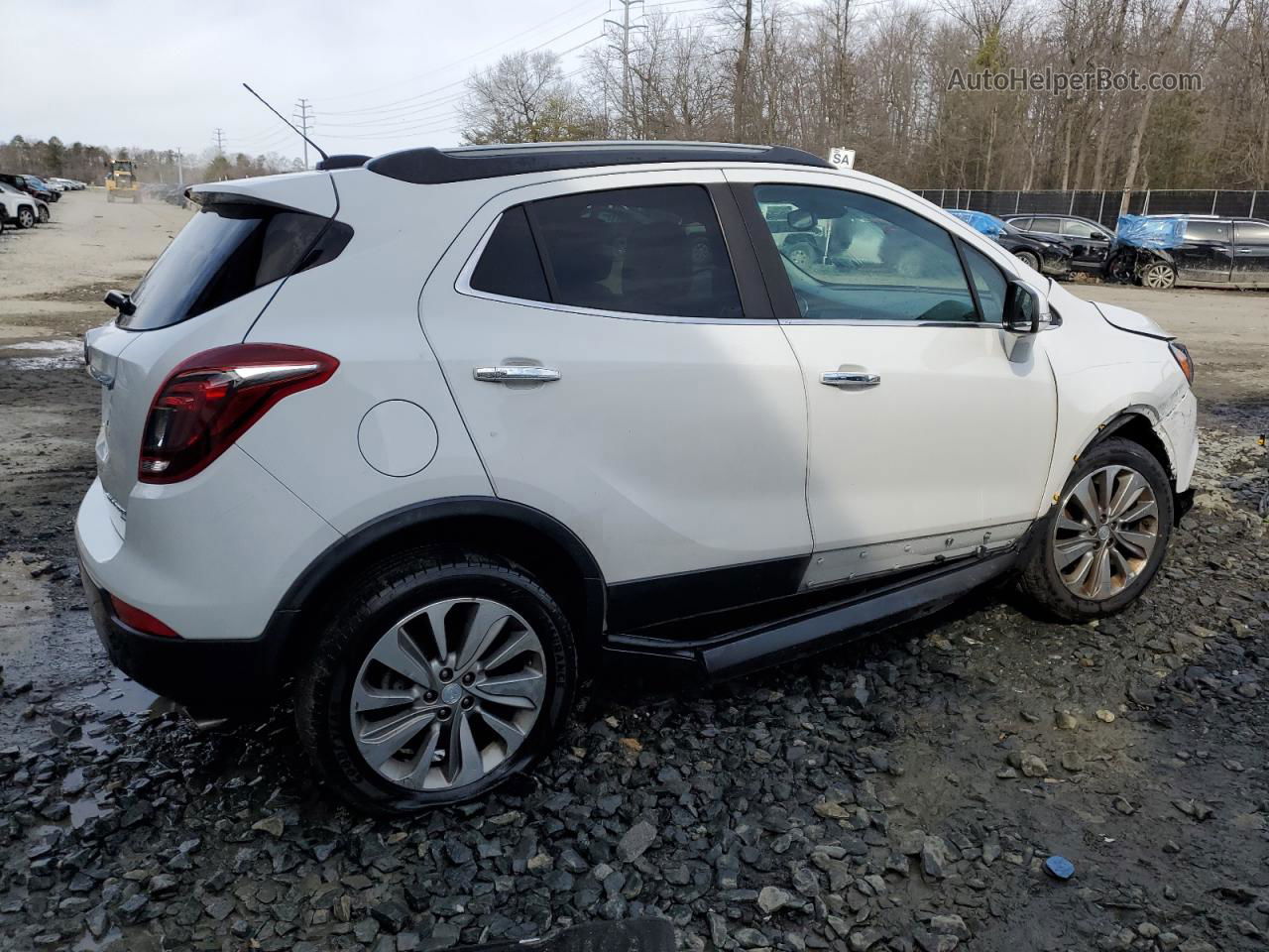 2019 Buick Encore Preferred White vin: KL4CJESB4KB861057