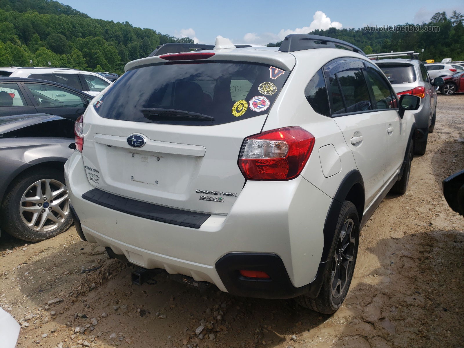 2016 Subaru Crosstrek Premium White vin: JF2GPADC7GH349089