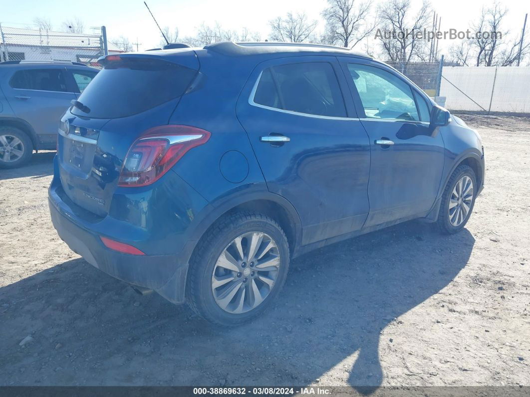 2019 Buick Encore Awd Preferred Бирюзовый vin: KL4CJESB5KB765549