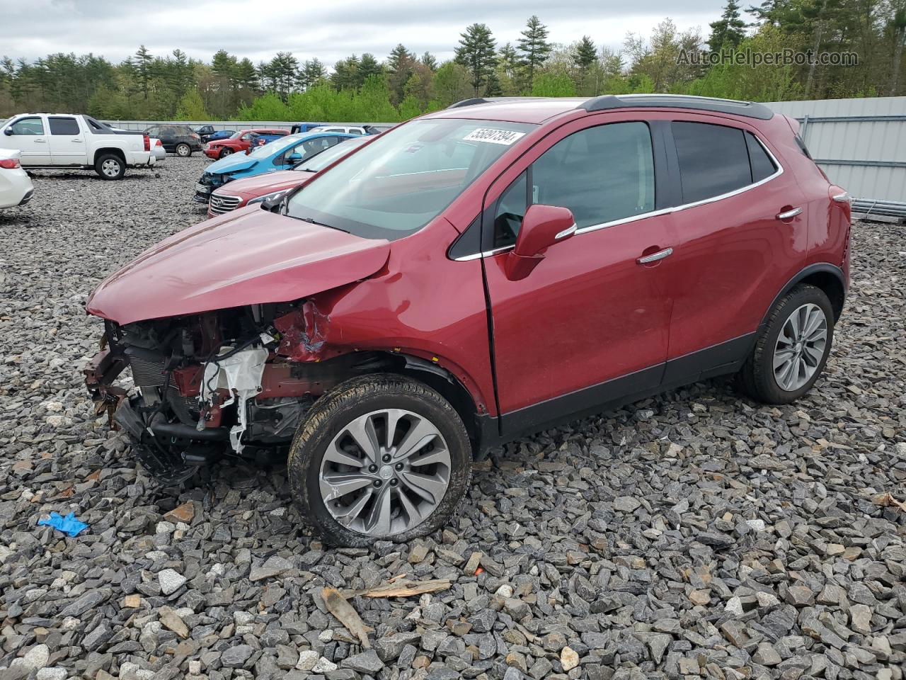 2019 Buick Encore Preferred Red vin: KL4CJESB6KB717784