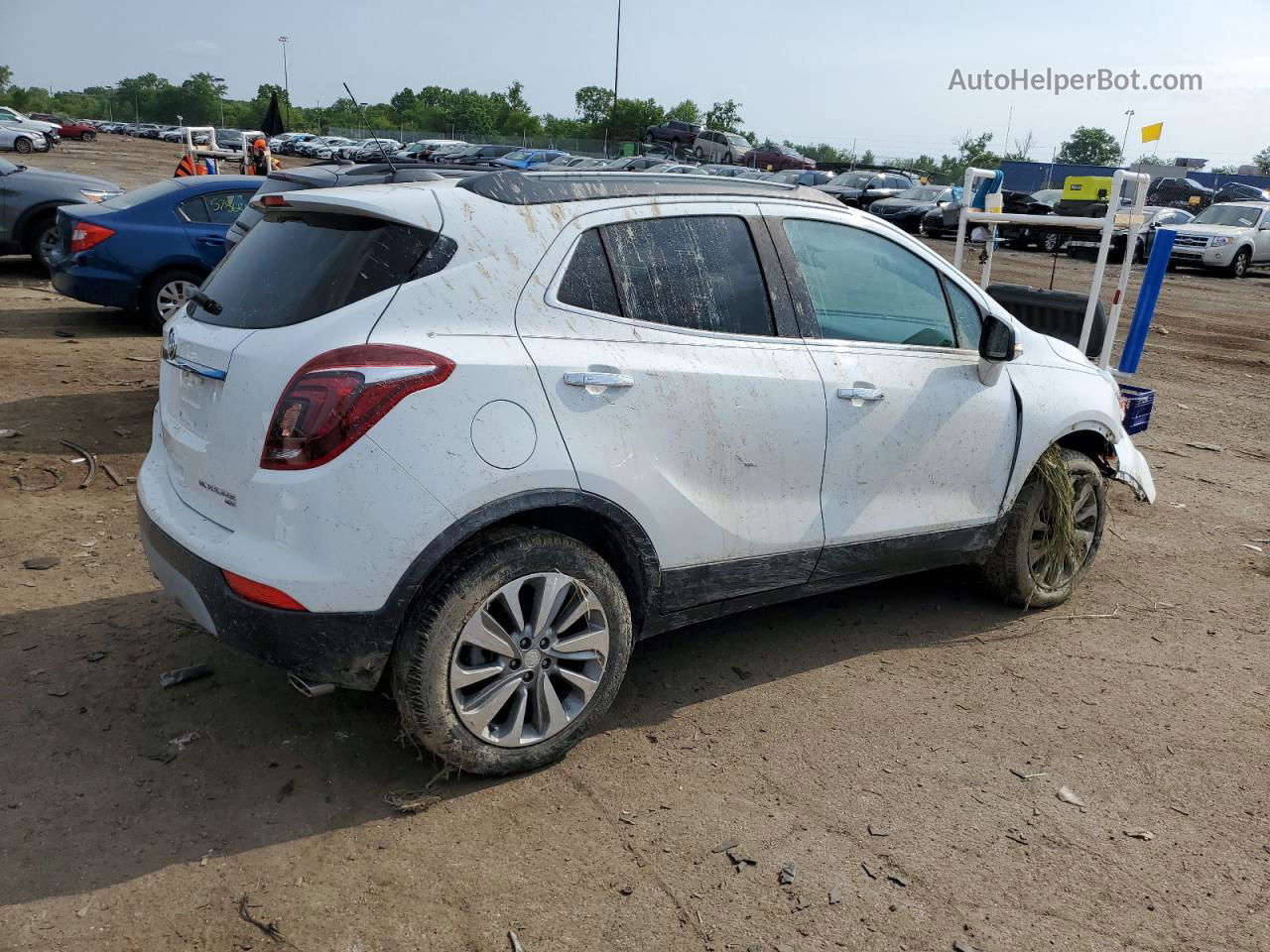 2019 Buick Encore Preferred White vin: KL4CJESB6KB730129