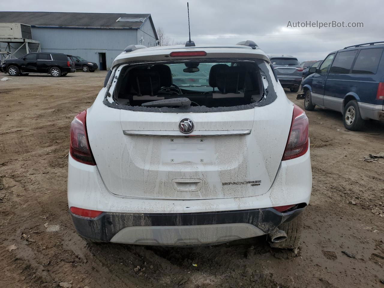 2019 Buick Encore Preferred White vin: KL4CJESB6KB921551