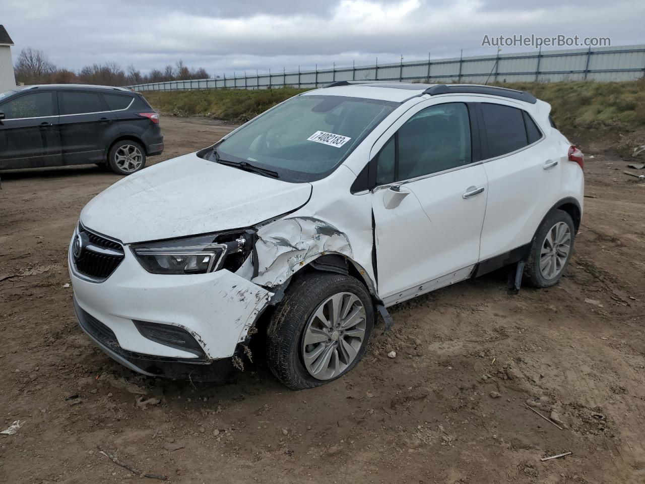 2019 Buick Encore Preferred White vin: KL4CJESB6KB921551