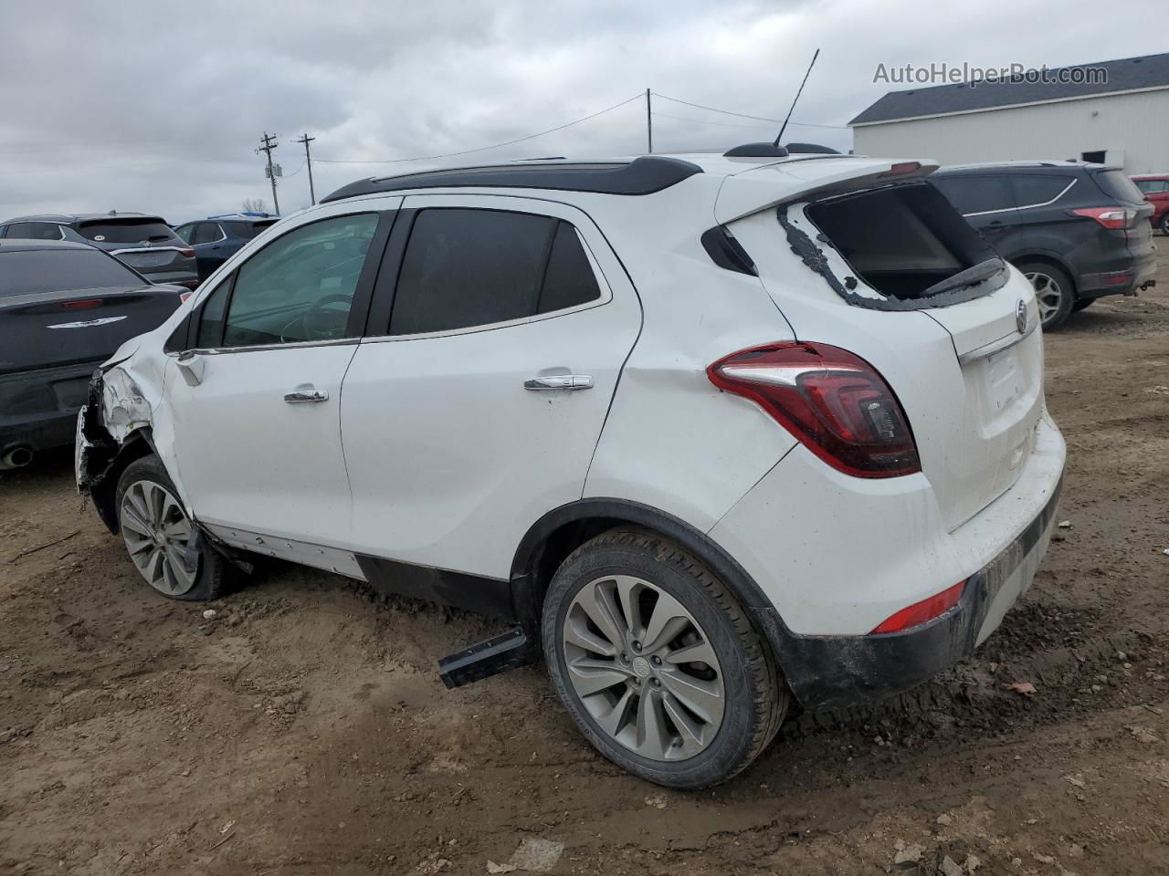 2019 Buick Encore Preferred White vin: KL4CJESB6KB921551