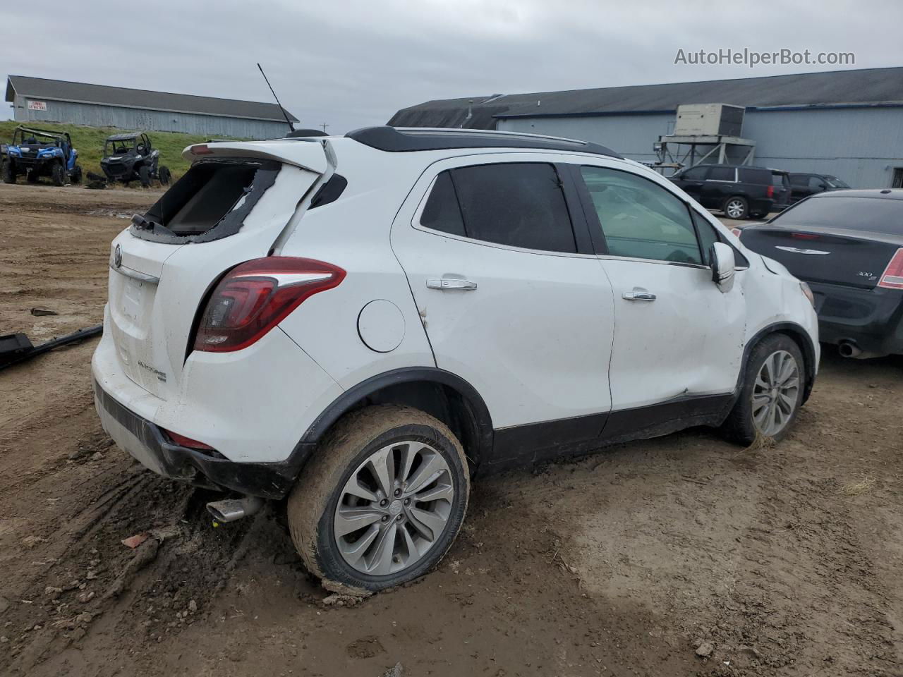 2019 Buick Encore Preferred White vin: KL4CJESB6KB921551