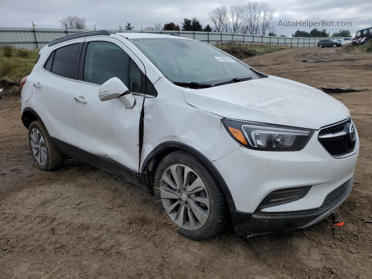 2019 Buick Encore Preferred White vin: KL4CJESB6KB921551