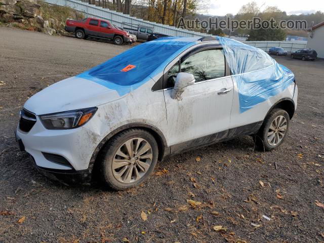 2018 Buick Encore Preferred White vin: KL4CJESB7JB507063