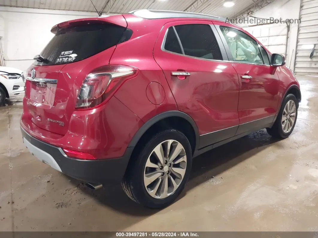 2019 Buick Encore Awd Preferred Red vin: KL4CJESB7KB707538