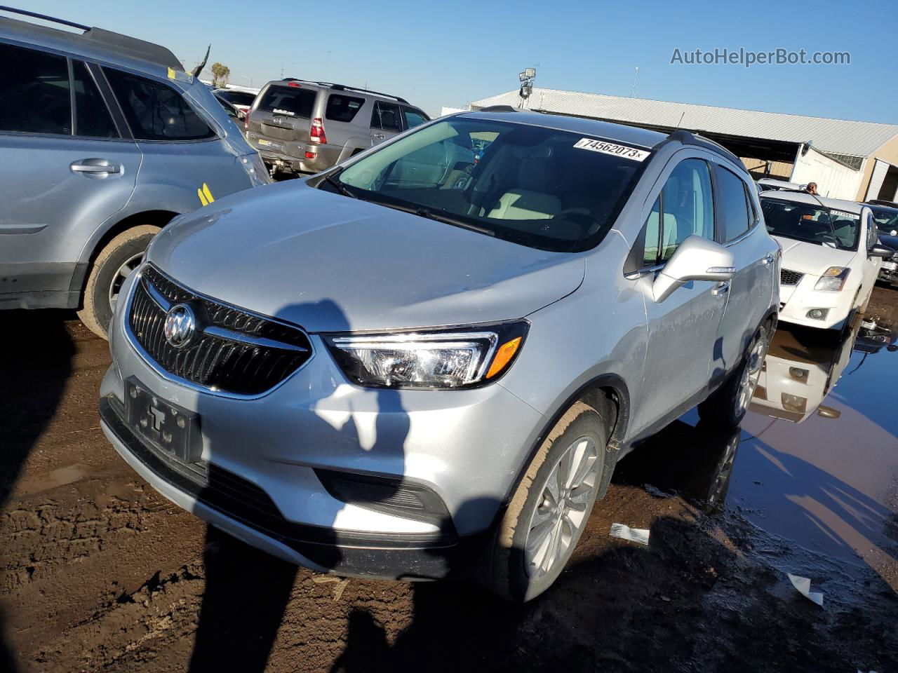 2019 Buick Encore Preferred Silver vin: KL4CJESB7KB713033