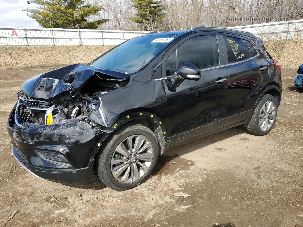 2019 Buick Encore Preferred Черный vin: KL4CJESB7KB760269