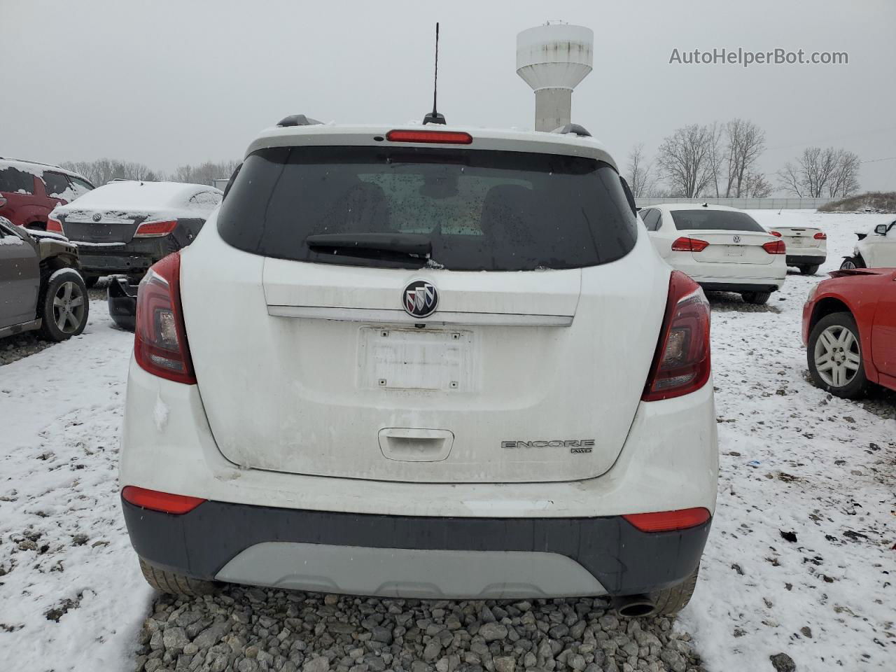 2019 Buick Encore Preferred Белый vin: KL4CJESB7KB896336