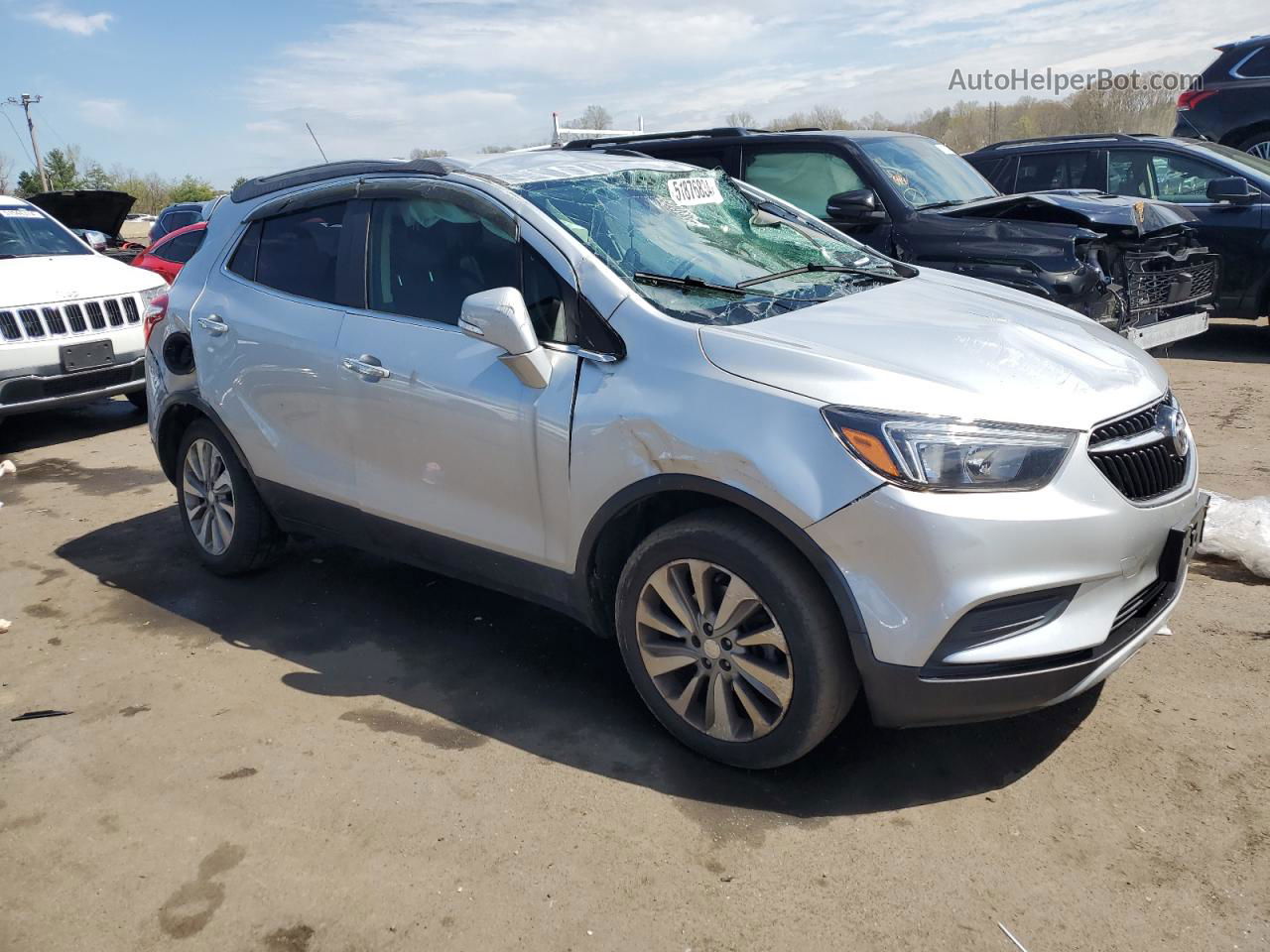 2019 Buick Encore Preferred Gray vin: KL4CJESB8KB746588