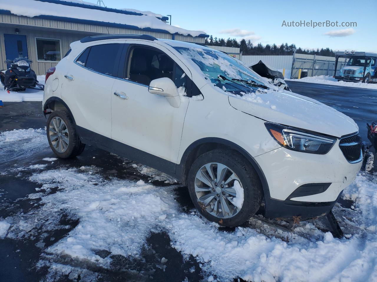 2019 Buick Encore Preferred White vin: KL4CJESB9KB947254