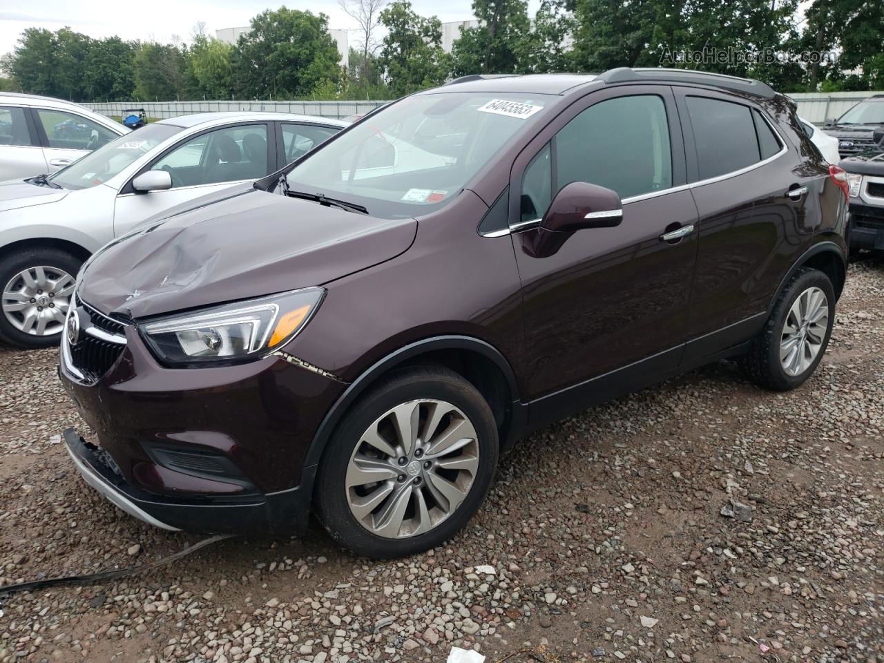 2018 Buick Encore Preferred Burgundy vin: KL4CJESBXJB572389