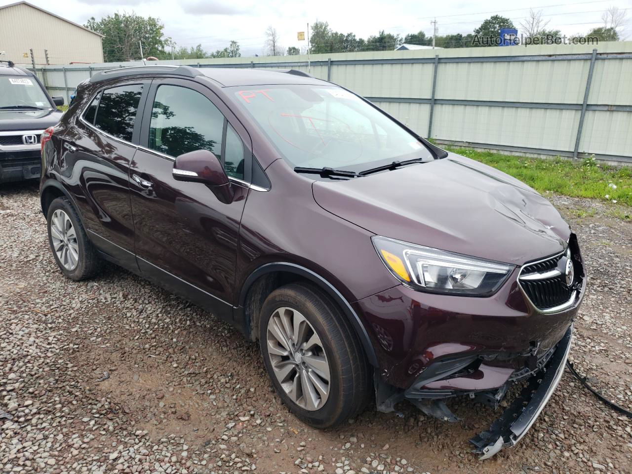 2018 Buick Encore Preferred Burgundy vin: KL4CJESBXJB572389