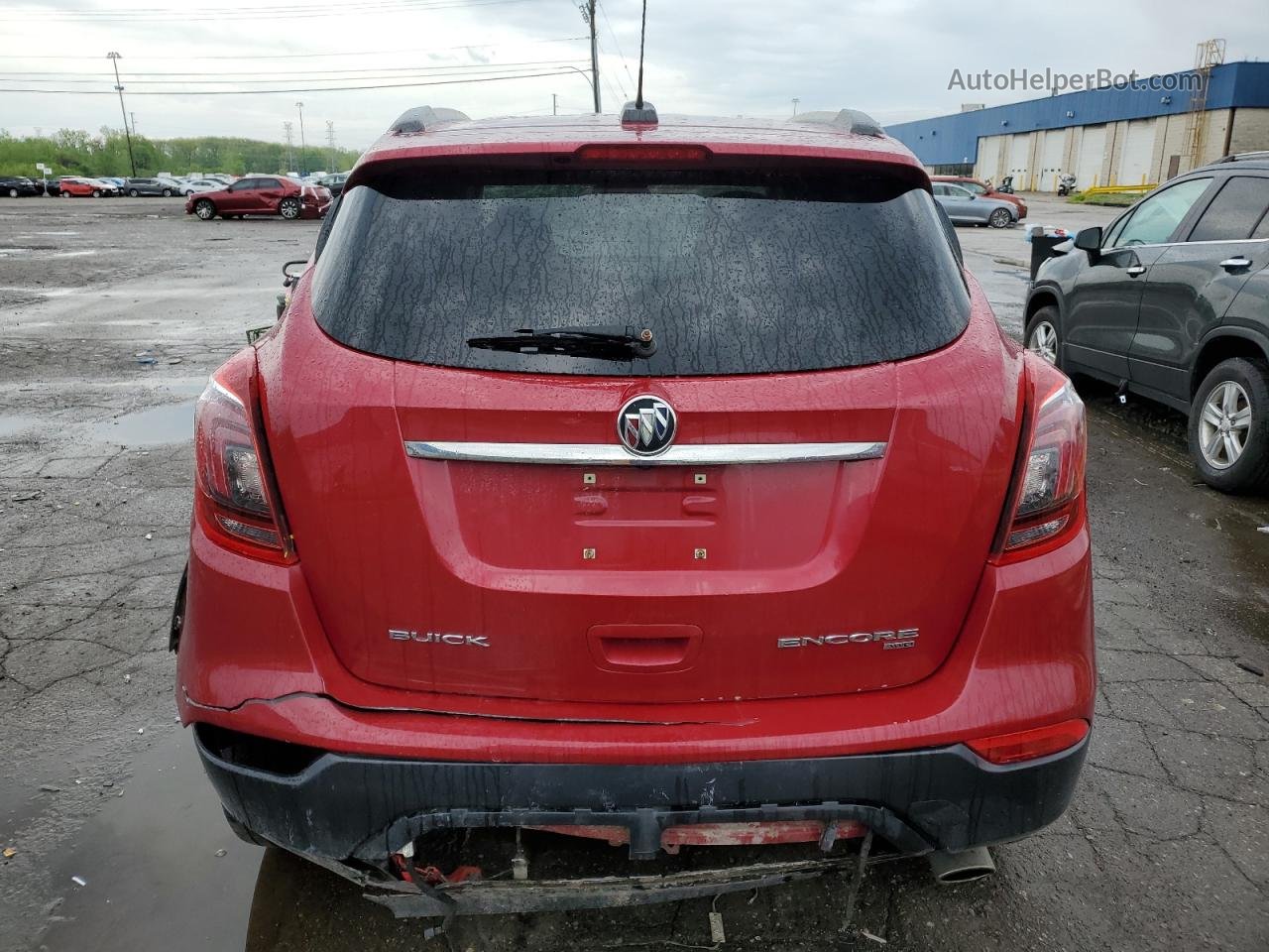 2018 Buick Encore Preferred Ii Red vin: KL4CJFSB3JB609630