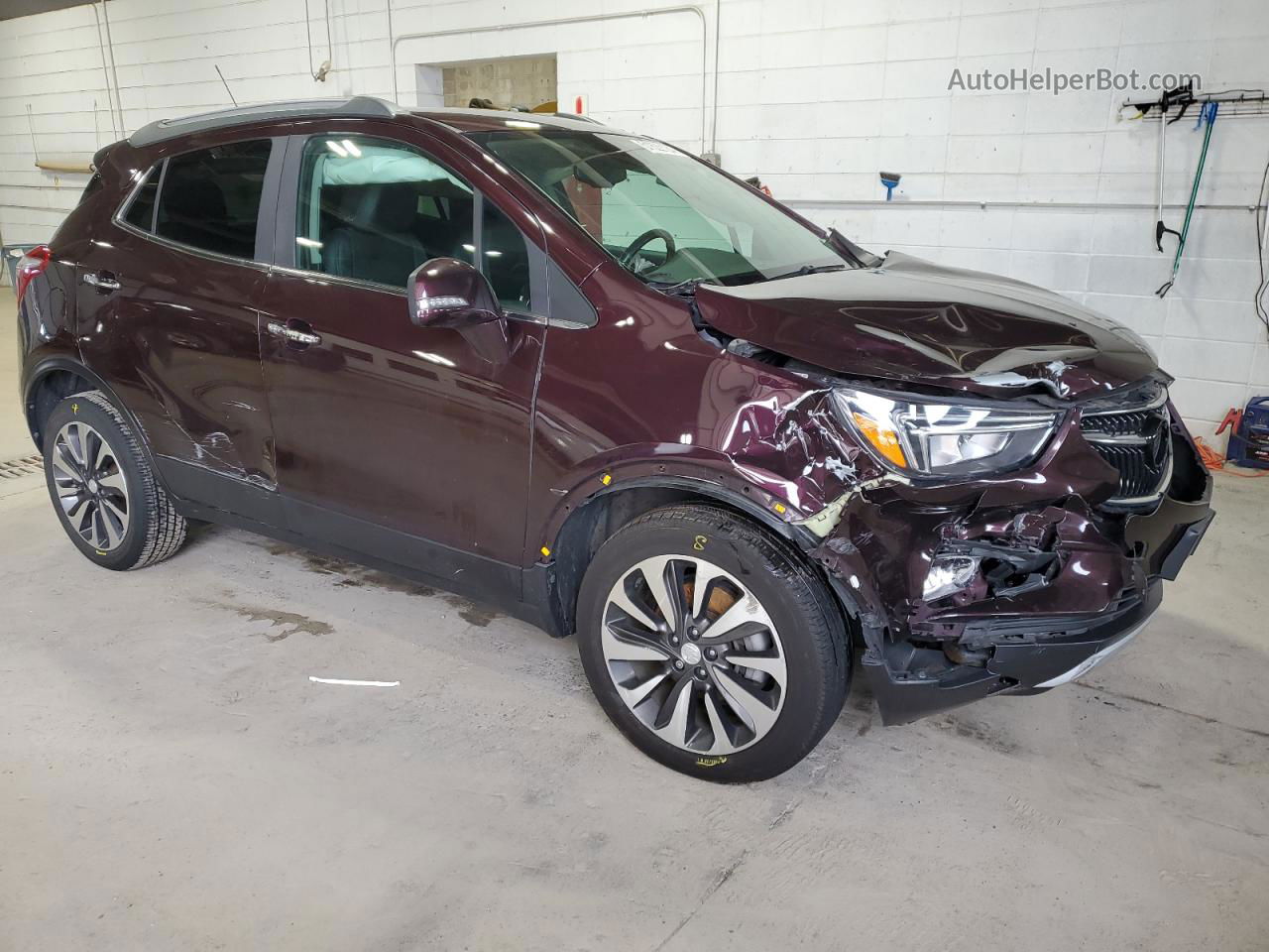 2018 Buick Encore Preferred Ii Burgundy vin: KL4CJFSBXJB643290