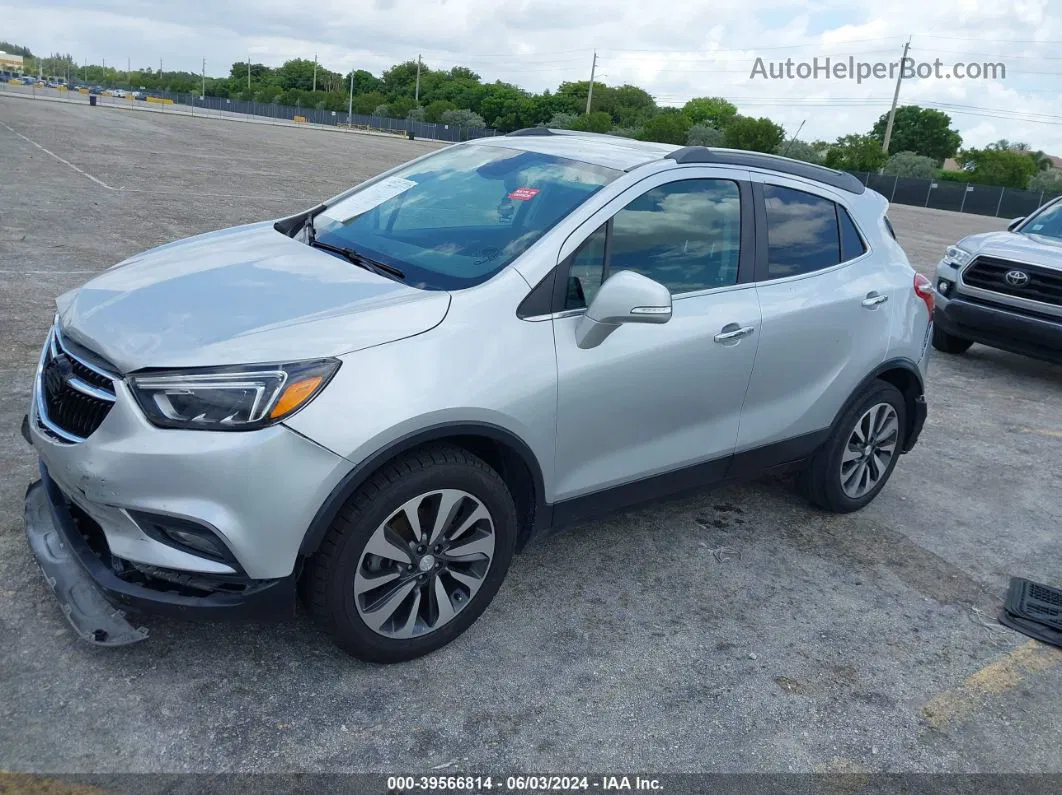 2018 Buick Encore Essence Silver vin: KL4CJGSB5JB538825