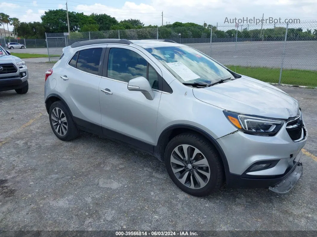 2018 Buick Encore Essence Silver vin: KL4CJGSB5JB538825