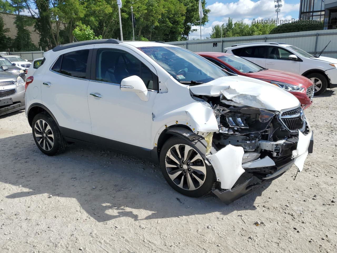 2018 Buick Encore Essence White vin: KL4CJGSB8JB649059