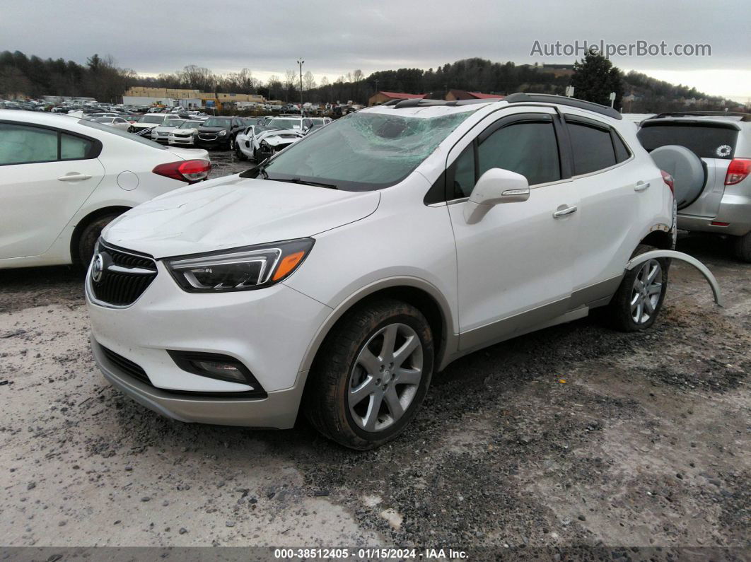 2019 Buick Encore Awd Essence White vin: KL4CJGSM8KB784111