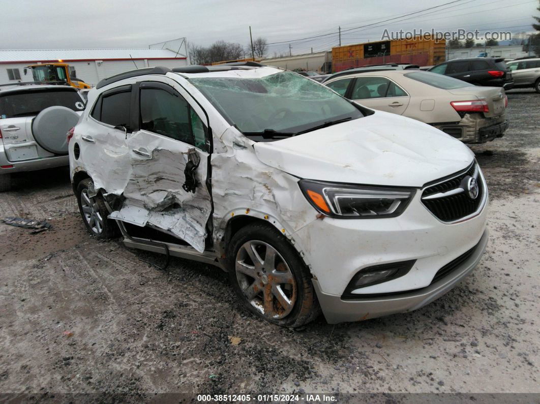 2019 Buick Encore Awd Essence White vin: KL4CJGSM8KB784111