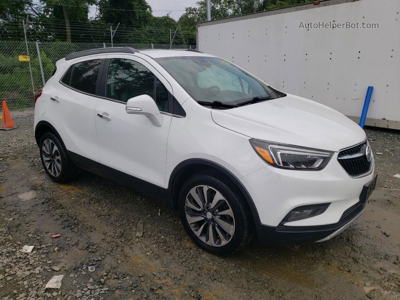 2019 Buick Encore Essence White vin: KL4CJGSM9KB773862