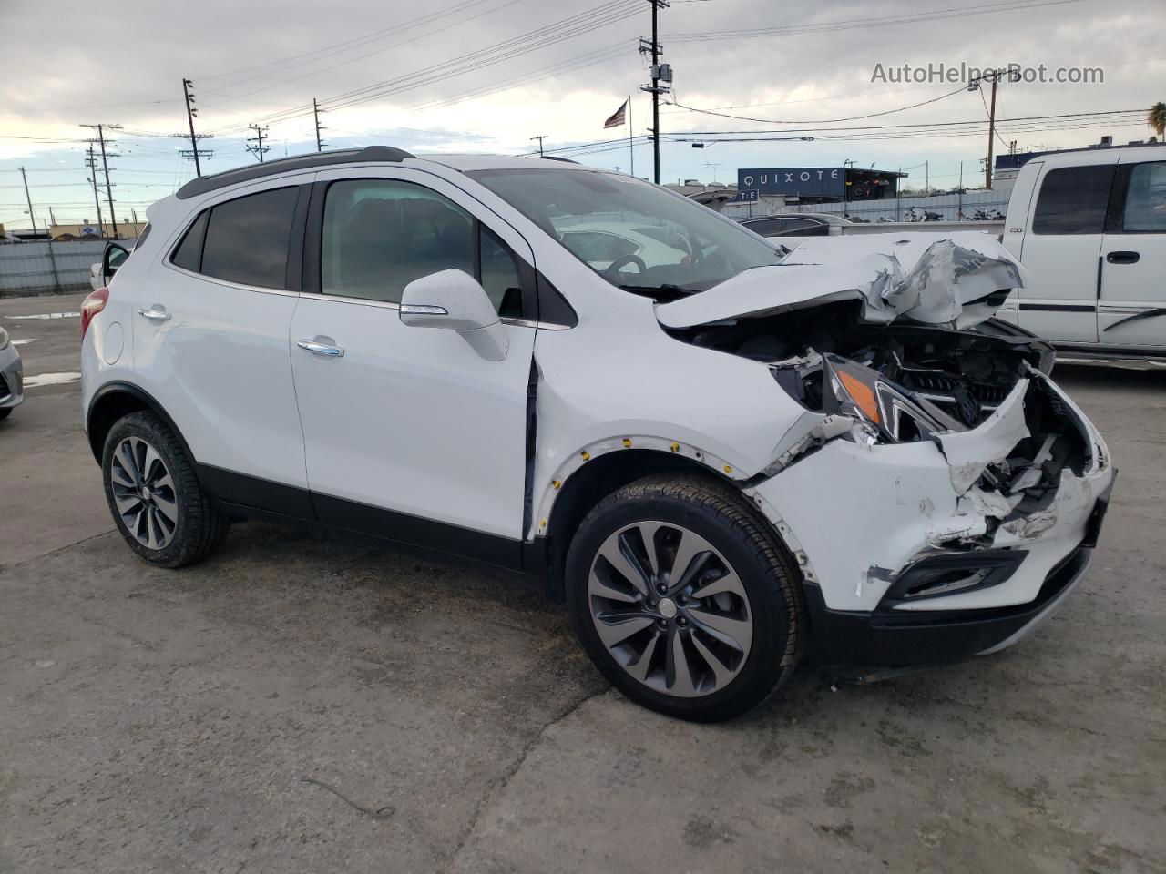 2019 Buick Encore Essence White vin: KL4CJGSMXKB795420