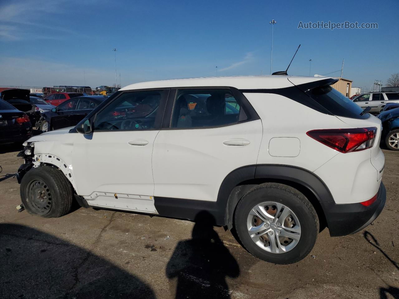 2021 Chevrolet Trailblazer L White vin: KL79MLS27MB017364