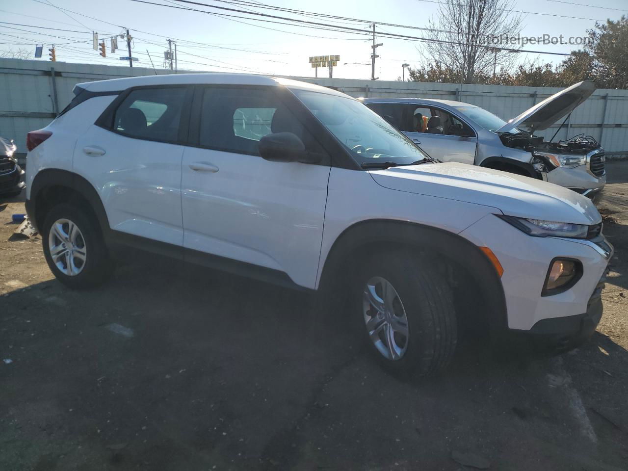 2021 Chevrolet Trailblazer L White vin: KL79MLS27MB017364