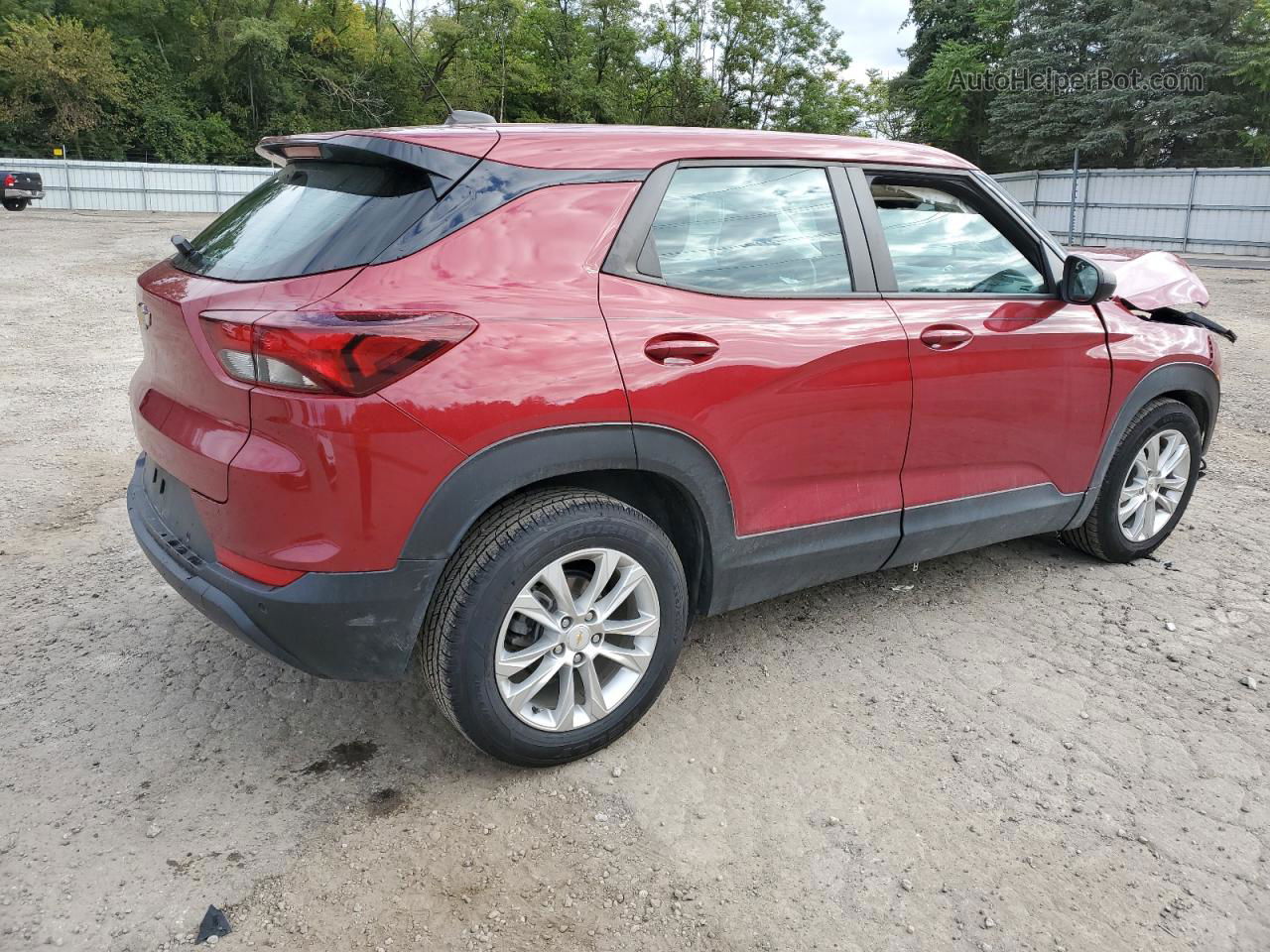 2021 Chevrolet Trailblazer Ls Red vin: KL79MMS20MB001397