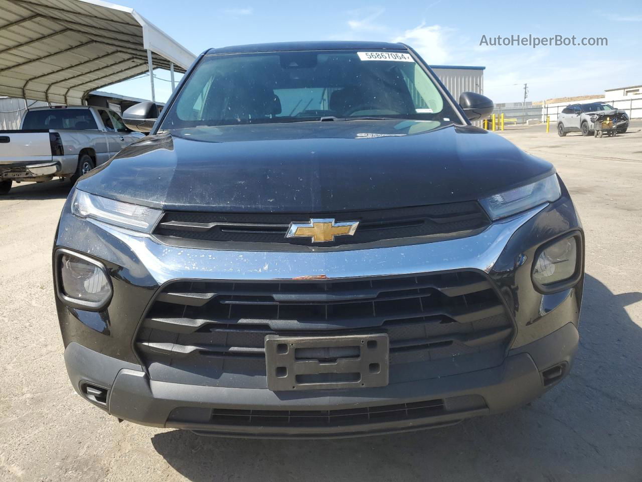 2021 Chevrolet Trailblazer Ls Black vin: KL79MMS20MB013727