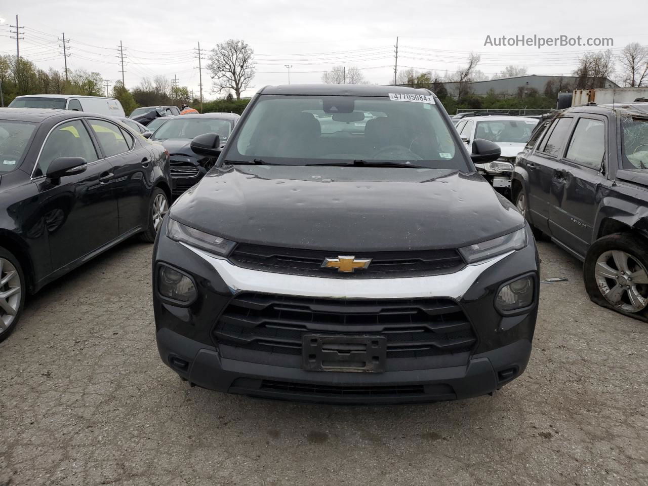 2021 Chevrolet Trailblazer Ls Black vin: KL79MMS21MB026146