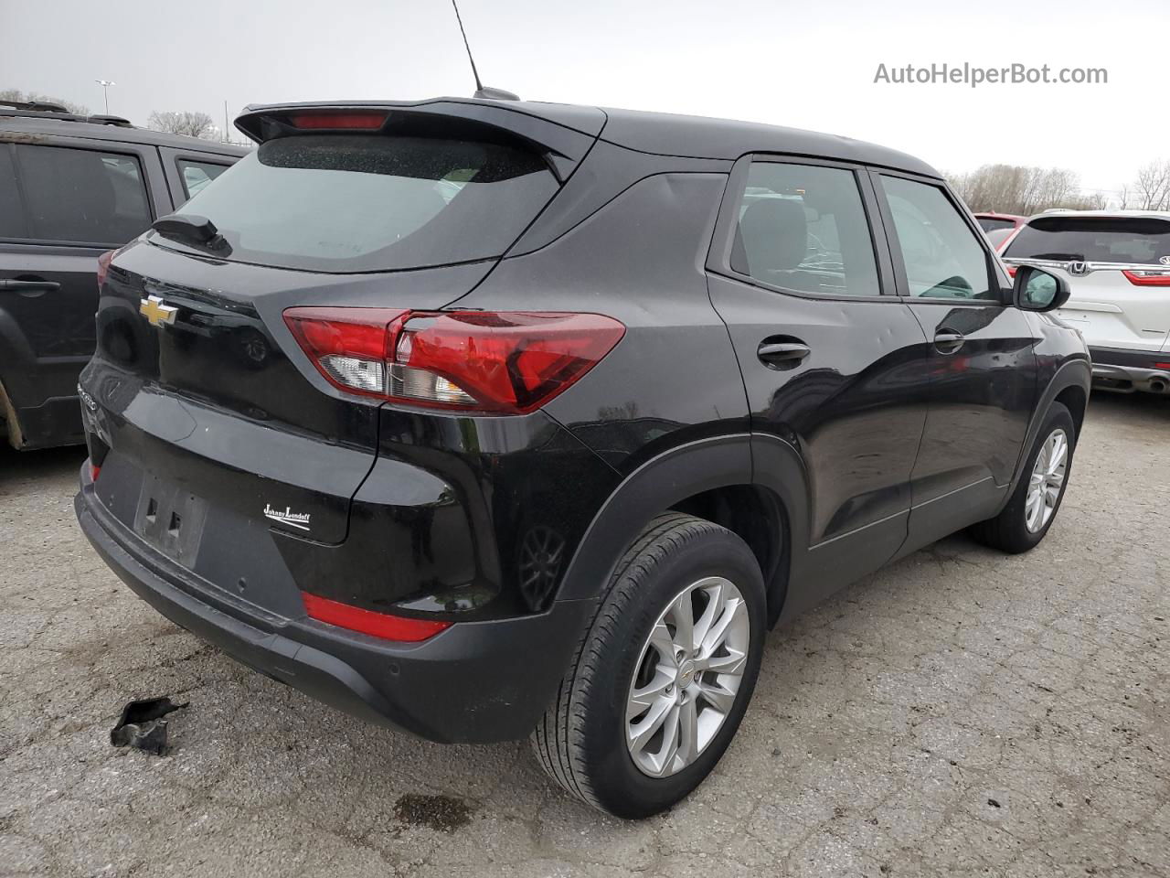 2021 Chevrolet Trailblazer Ls Black vin: KL79MMS21MB026146