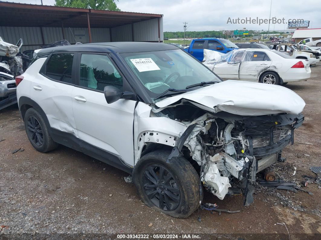 2021 Chevrolet Trailblazer Fwd Ls White vin: KL79MMS21MB029712