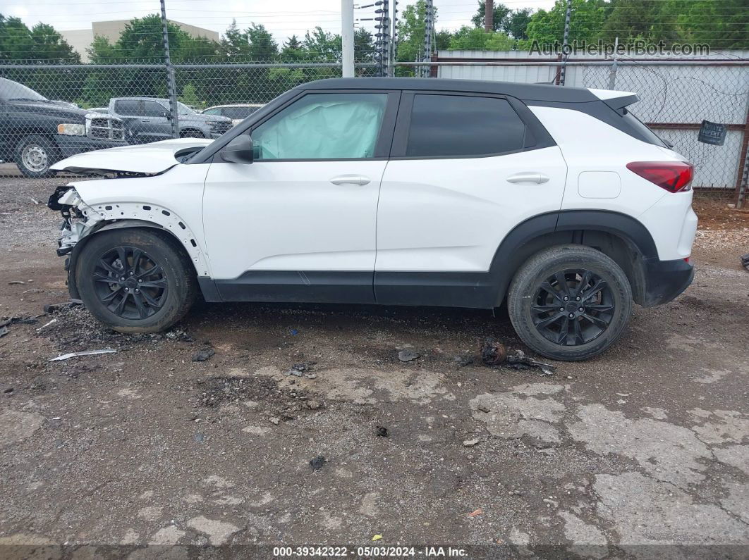 2021 Chevrolet Trailblazer Fwd Ls White vin: KL79MMS21MB029712