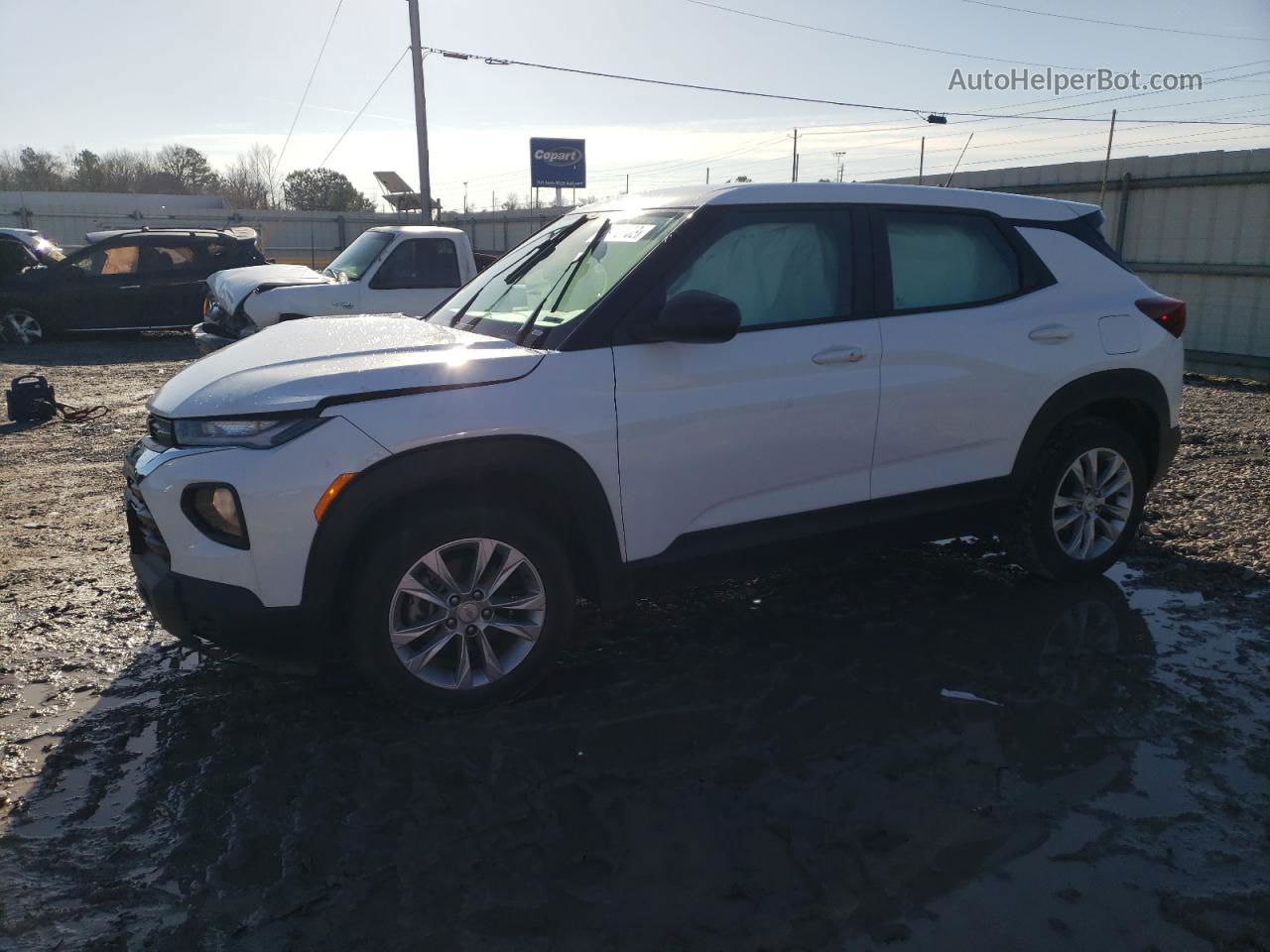 2021 Chevrolet Trailblazer Ls Белый vin: KL79MMS21MB039351